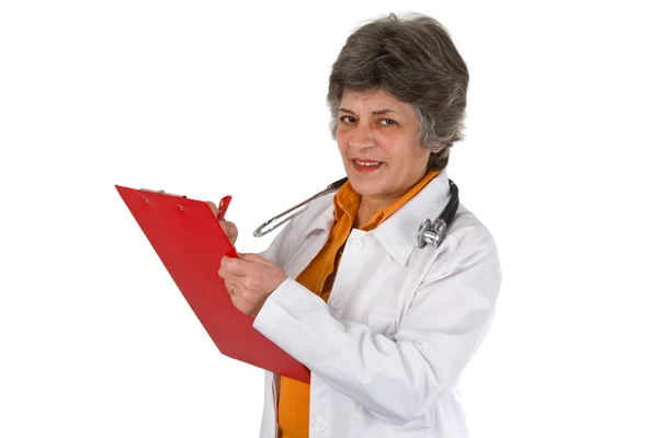 年配の女性の医者 — ストック写真
