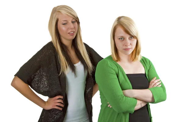 Két nő azzal érvelnek — Stock Fotó