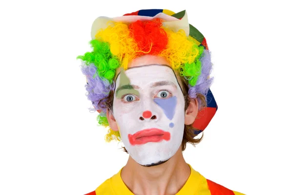 Kleurrijke clown — Stockfoto