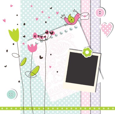 Scrapbook design elements clipart