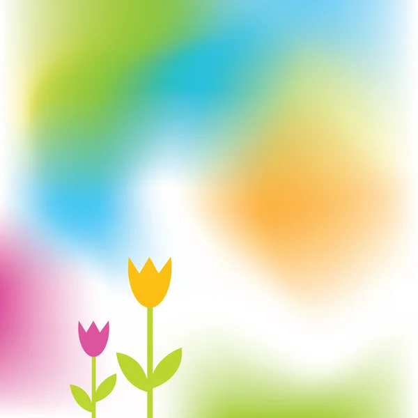 Spring background with copy space — Stock Vector