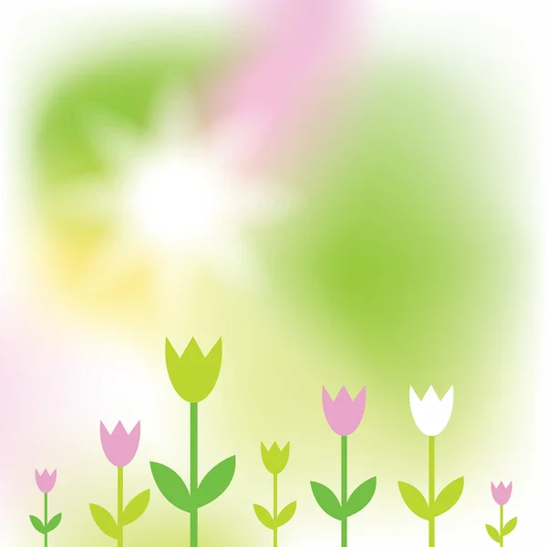 Spring background with copy space — Stock Vector
