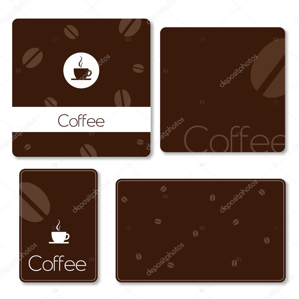 Coffee backgrounds with copy space