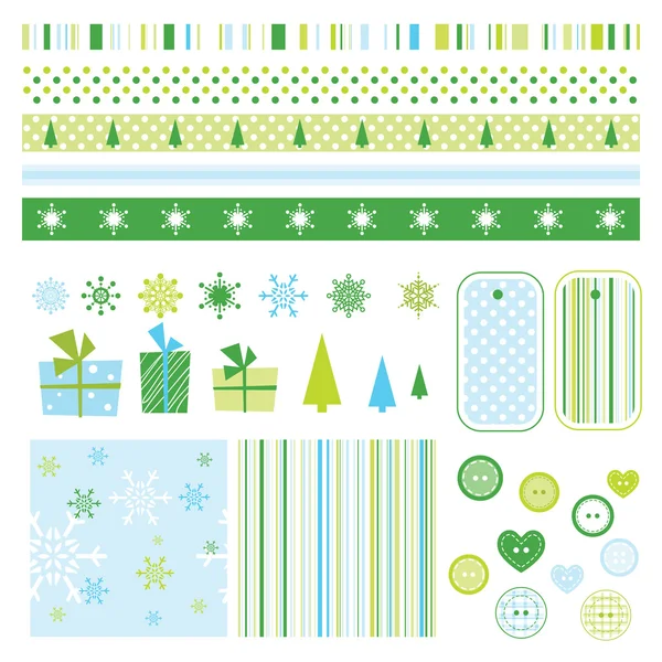 New year's design elements — Stock Vector