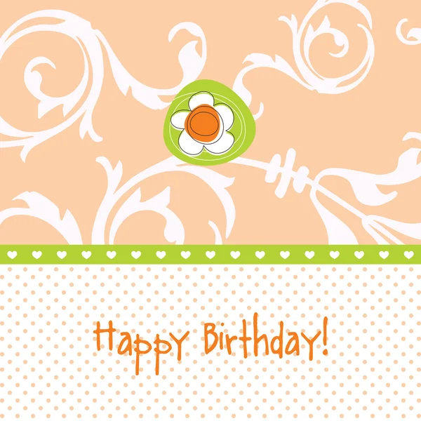 Tarjeta de felicitación — Vector de stock