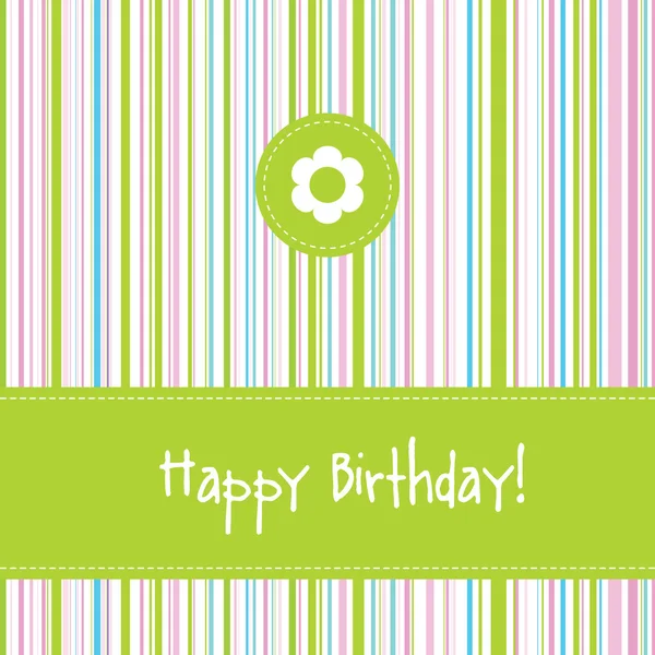Birthday card — Stock Vector