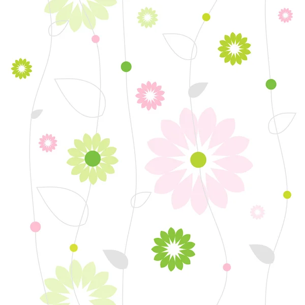Blumenmuster — Stockvektor