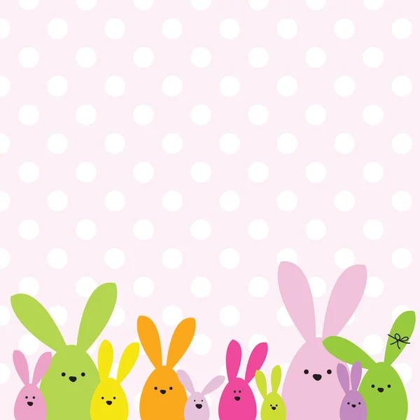 Carte de Pâques colorée — Image vectorielle