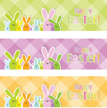 Easter web banners clipart