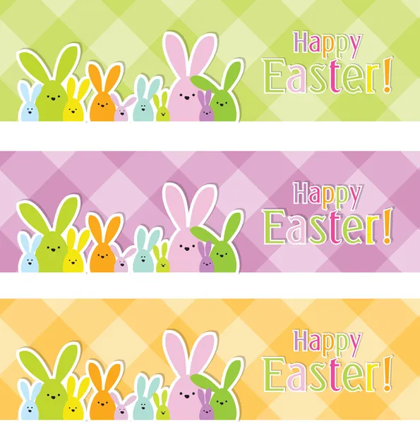 stock vector Easter web banners