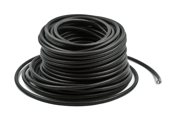Чорний коаксіального кабелю — стокове фото
