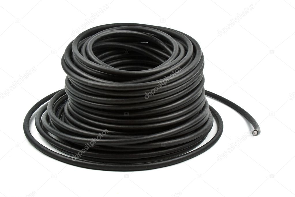 Black coaxial cable