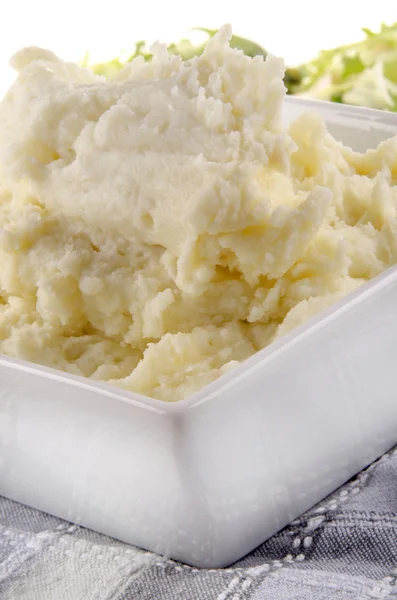 Home made mashed potato in a bowl — Stock Photo, Image