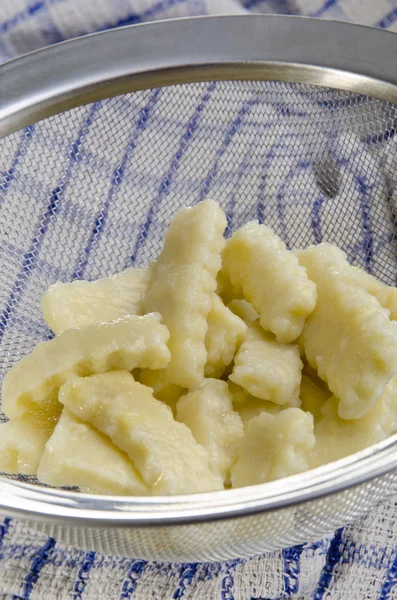 stock image Homemade noodle from wheat semolina