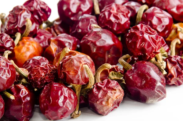 Dried cherry peppers — Stock Photo, Image