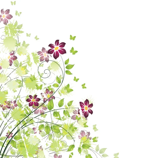 Frühling floralen Hintergrund — Stockvektor