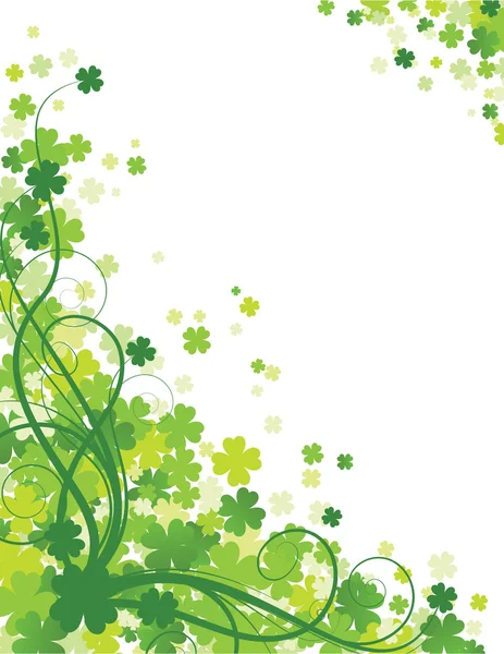 Saint Patrick 's Day bakgrund Royaltyfria illustrationer