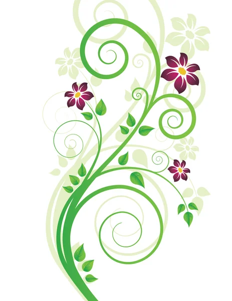 Primavera floral fundo — Vetor de Stock