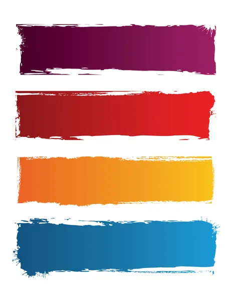 Grunge barevné nápisy s prostorem pro text Stock Vektory