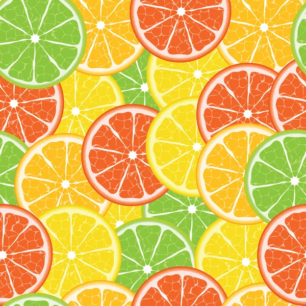 stock vector Citrus vector seamless