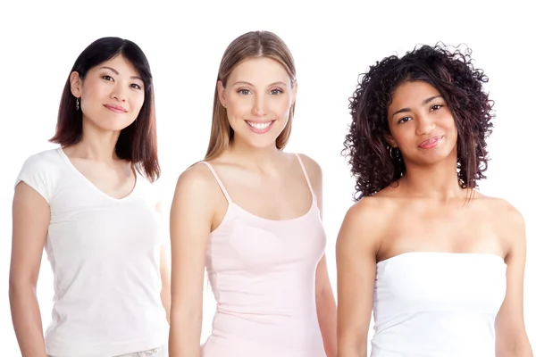 Multiethnische Gruppe von Frauen — Stockfoto