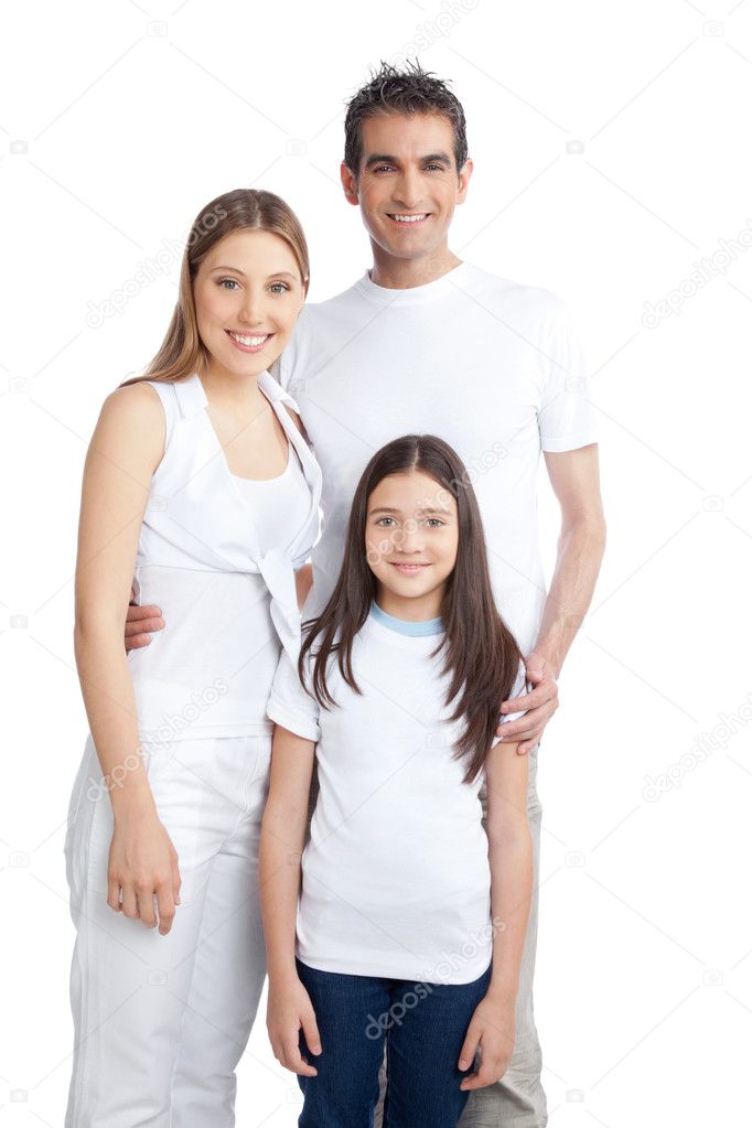 Happy Couple with Daughter