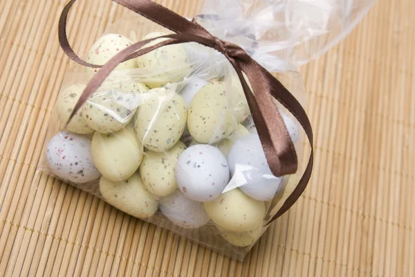 Sweets in the form of quail eggs — Stock Photo, Image