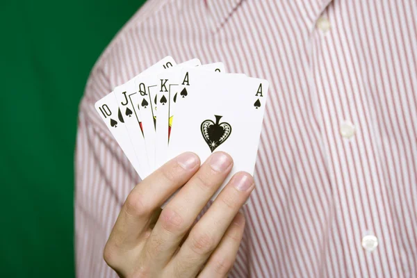 stock image Royal flush