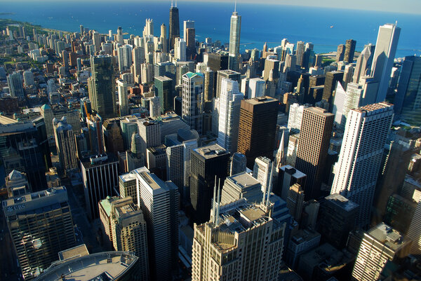 View of Downtown of the city of Chicago