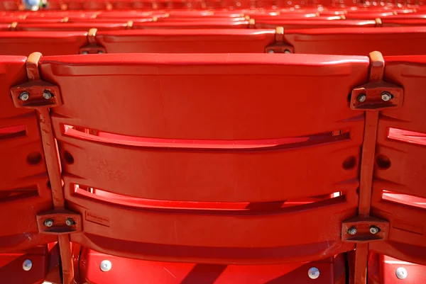 Røde sæder - Stock-foto