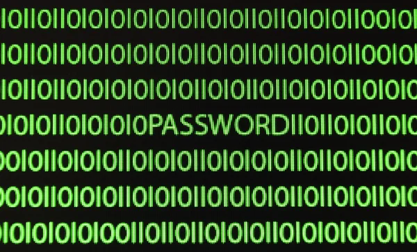 stock image Password green