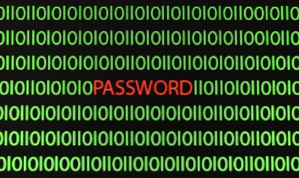 Красный пароль Лицензионные Стоковые Изображения