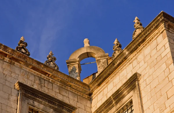 Fragmento del Palacio Sponza en Dubrovnik, Croacia — Foto de Stock
