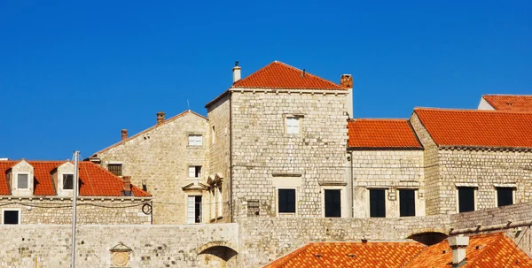 Arquitectura del casco antiguo de Dubrovnik — Foto de Stock