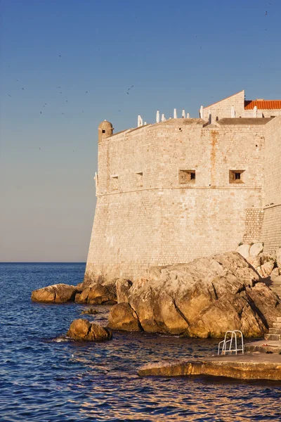 Dubrovnik város falai — Stock Fotó