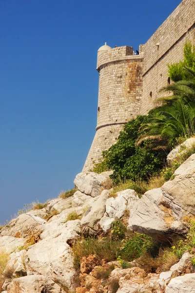 Stadsmuren van Dubrovnik — Stockfoto