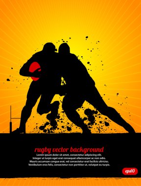 Rugby Vector Background vector