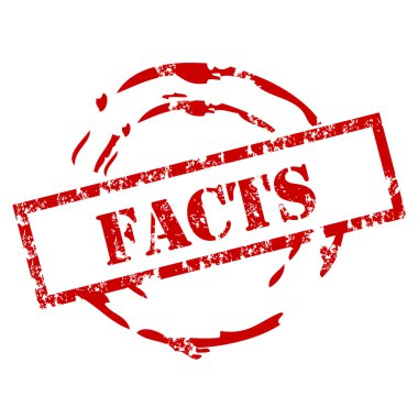 Facts rubber stamp clipart