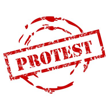 Protest stamp clipart