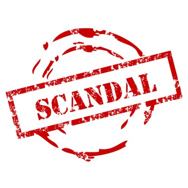 Grunge Scandal Stamp clipart