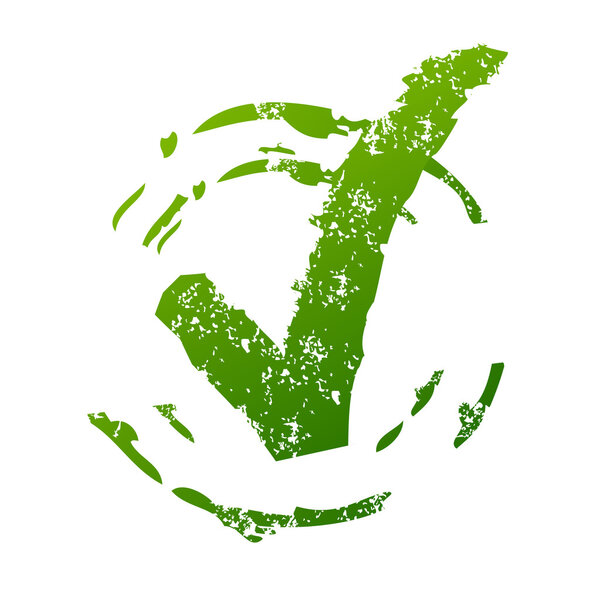 Grunge Approved sign