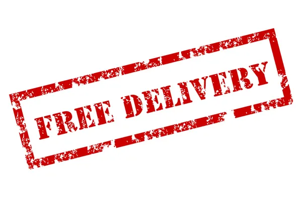 Carimbo de entrega gratuita — Vetor de Stock