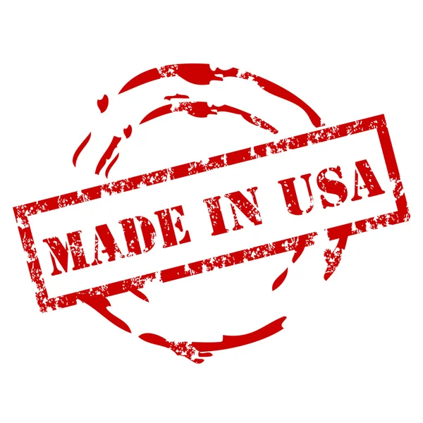 Made in USA stamp — Stock Vector