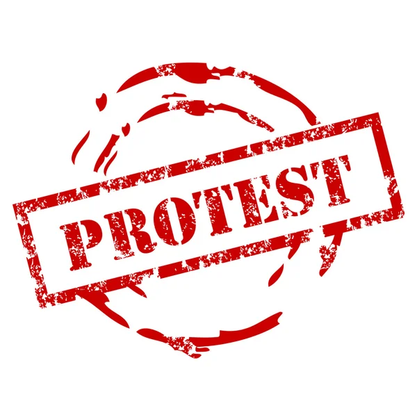 Protest stamp — Stock Vector