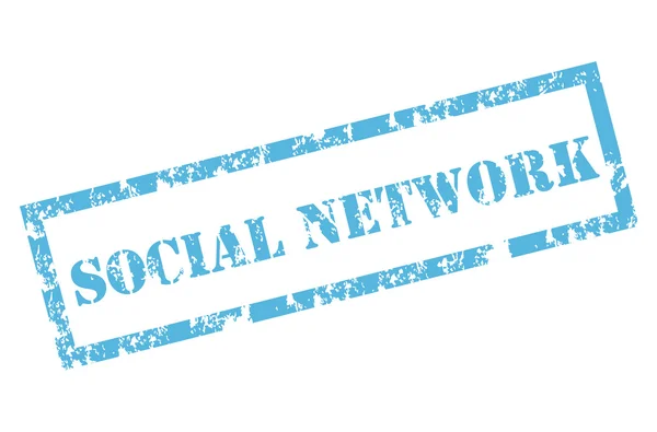 Σφραγίδα κοινωνικό δίκτυο — Διανυσματικό Αρχείο