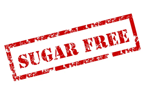Grunge suiker gratis stempel — Stockvector