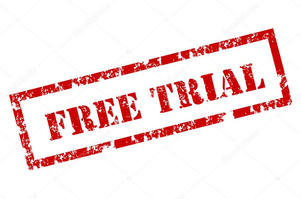 Free trial stamp