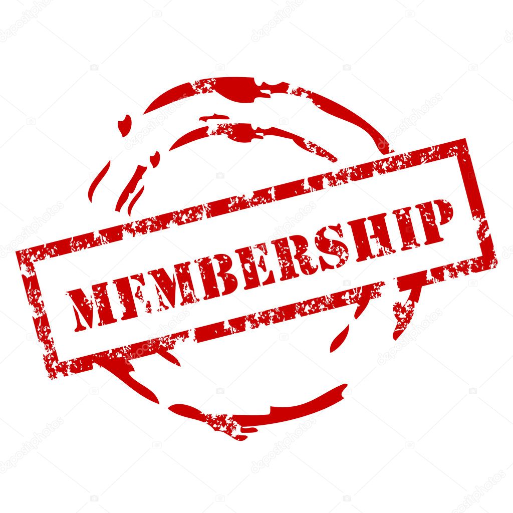 Grunge membership stamp