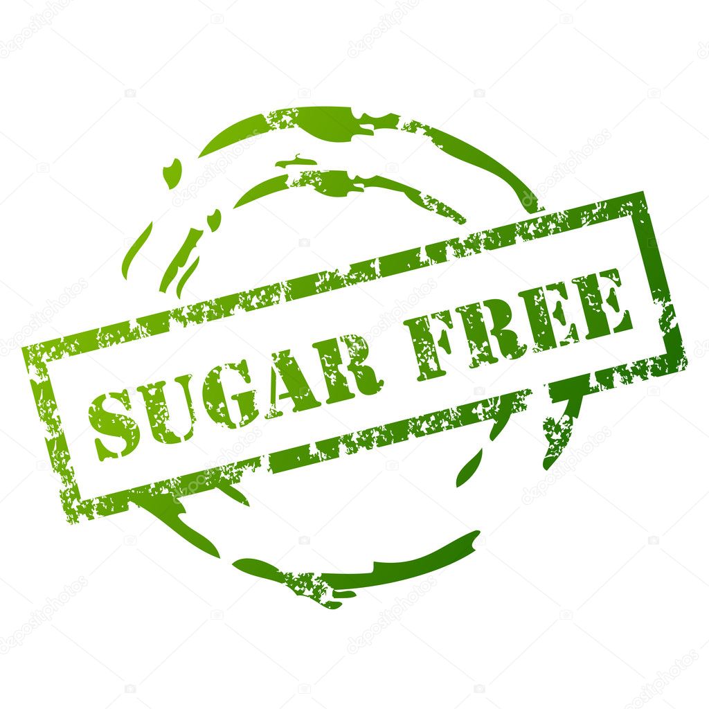 Sugar Free grunge stamp