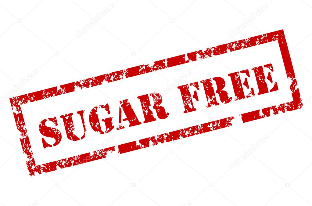 Grunge Sugar Free stamp